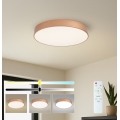 BRILAGI - Luminaria de techo LED regulable POOL LED/60W/230V 3000-6000K pr. 50 cm color cobre + mando a distancia