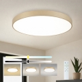 Brilagi - Luminaria de techo LED regulable POOL SMART LED/100W/230V 3000-6000K 80 cm beige Wi-Fi Tuya + mando a distancia