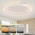 Brilagi - Luminaria de techo LED regulable PORTOFINO LED/85W/230V 3000-6000K Ø 120 cm blanca + mando a distancia