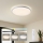 Brilagi - Luminaria de techo LED regulable RIVO LED/72W/230V 3000-6000K blanca Ø 50 cm + mando a distancia