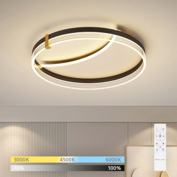 Brilagi - Luminaria de techo LED regulable SIRELI LED/47W/230V 3000-6000K diámetro 40 cm + mando a distancia
