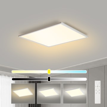 Brilagi - Luminaria de techo LED regulable SLIMFRAME LED/36W/230V 45x45 cm 3000-6000K blanca + mando a distancia