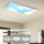 Brilagi - Luminaria de techo LED regulable SLIMFRAME SKY LED/80W/230V 120 x 60 cm 3000–6000 K plateado/azul + mando a distancia