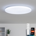 Brilagi - Luminaria de techo LED regulable SMART LED/36W/230V Ø 48 cm 3000-6000K Wi-Fi Tuya Beacon + mando a distancia
