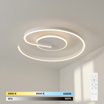 Brilagi - Luminaria de techo LED regulable SPIRAL LED/56W/230V Ø 50 cm 3000/4000/6000K + mando a distancia