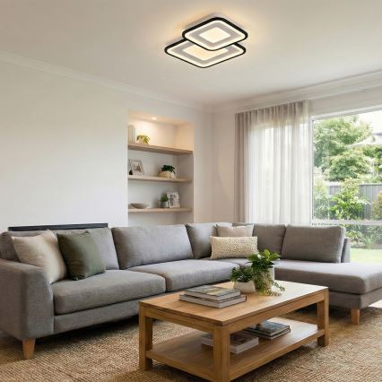 Brilagi - Luminaria de techo LED regulable TANDORA LED/49W/230V 50x50 cm 3000-6000K + mando a distancia