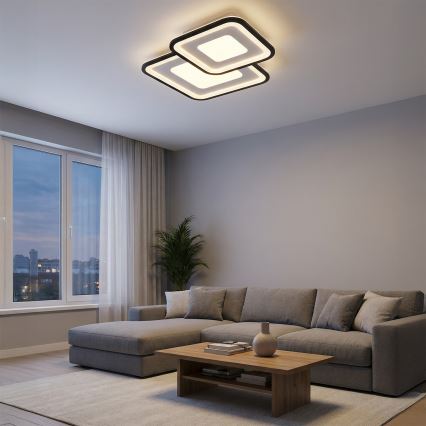 Brilagi - Luminaria de techo LED regulable TANDORA LED/49W/230V 50x50 cm 3000-6000K + mando a distancia