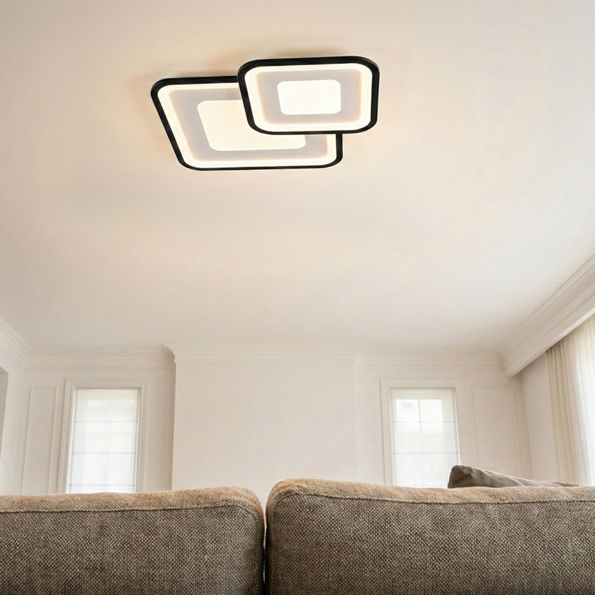 Brilagi - Luminaria de techo LED regulable TANDORA LED/49W/230V 50x50 cm 3000-6000K + mando a distancia