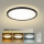 Brilagi - Luminaria de techo LED regulable ULTRA SLIM LED/24W/230V 2700-6500K diámetro 42 cm negra + mando a distancia