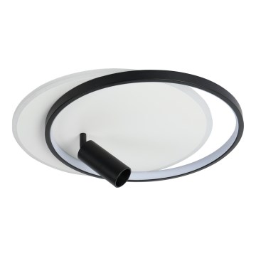 Brilagi - Luminaria de techo LED regulable UNITY LED/48W/230V + 1xGU10/3W 3000-6000K 39x45 cm blanco/negro + mando a distancia