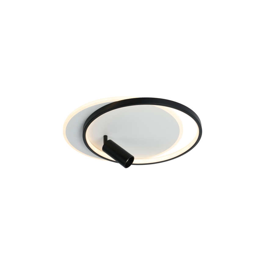 Brilagi - Luminaria de techo LED regulable UNITY LED/48W/230V + 1xGU10/3W 3000-6000K 39x45 cm blanco/negro + mando a distancia