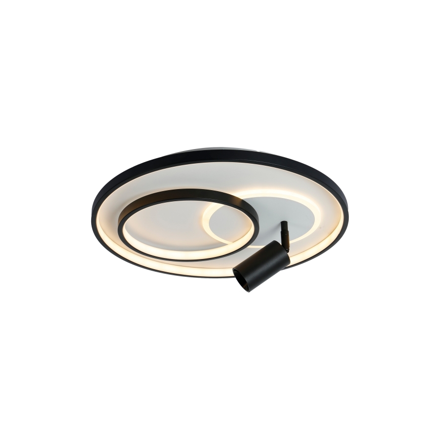 Brilagi - Lámpara de techo LED regulable UNITY LED/60W/230V + 1xGU10/3W 3000-6000K Ø 50 cm blanco/negro + mando a distancia
