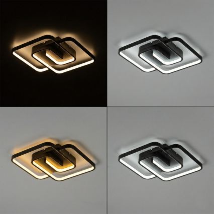 Brilagi - Plafón LED regulable VELO LED/64W/230V 3000-6500K 48x48 cm + mando a distancia