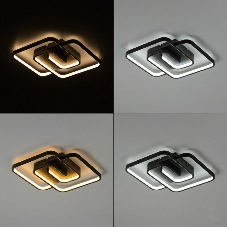 Brilagi - Plafón LED regulable VELO LED/64W/230V 3000-6500K 48x48 cm + mando a distancia