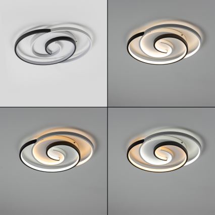 Brilagi - Plafón LED regulable VELO LED/70W/230V 3000-6500K 38x47,8 cm + mando a distancia