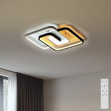 Brilagi - Luminaria de techo LED regulable VELO XL LED/98W/230V 3000-6500K 61x61 cm + mando a distancia