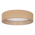 Brilagi - Luminaria de techo LED regulable VELVET SMART VARI LED/36W/230V 3000-6500K Ø 55 cm beige + mando a distancia