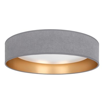 Brilagi - Luminaria de techo LED regulable VELVET SMART VARI LED/36W/230V 3000-6500K Ø 55 cm gris/dorado + mando a distancia