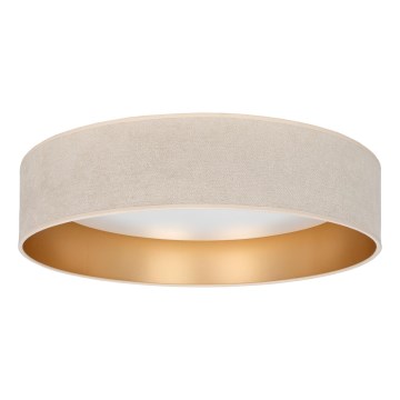 Brilagi - Luminaria de techo LED regulable VELVET SMARTIX STARS LED/24W/230V 3000–6000K diámetro 45 cm crema/dorado Wi-Fi Tuya Beacon + mando a distancia