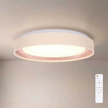 Brilagi - Luminaria de techo LED regulable WALDO LED/48W/230V 3000-6500K Ø 40 cm beige/dorado + mando a distancia