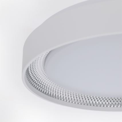 Brilagi - Luminaria de techo LED regulable WALDO LED/48W/230V 3000-6500K diámetro 40 cm blanco/plata + mando a distancia