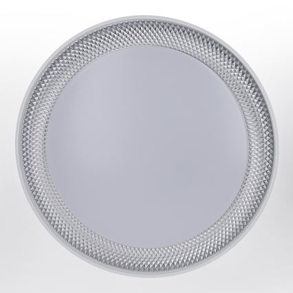 Brilagi - Luminaria de techo LED regulable WALDO LED/48W/230V 3000-6500K diámetro 40 cm blanco/plata + mando a distancia