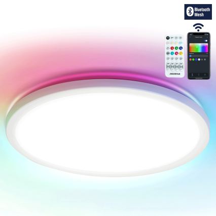 Brilagi - Luminaria de techo LED RGBW regulable VIBE LED/36W/230V 3000-6500K Ø 40 cm blanca + control remoto
