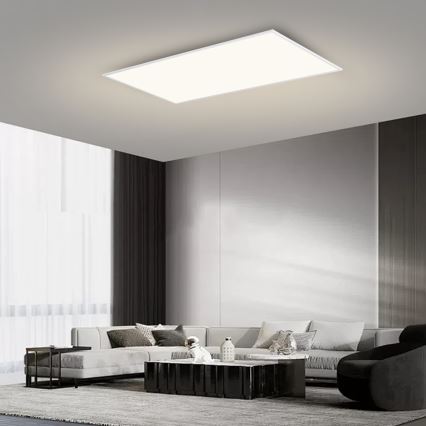 Brilagi - Luminaria de techo LED SLIMFRAME LED/80W/230V 120x60 cm 3000/4000/6000K blanca