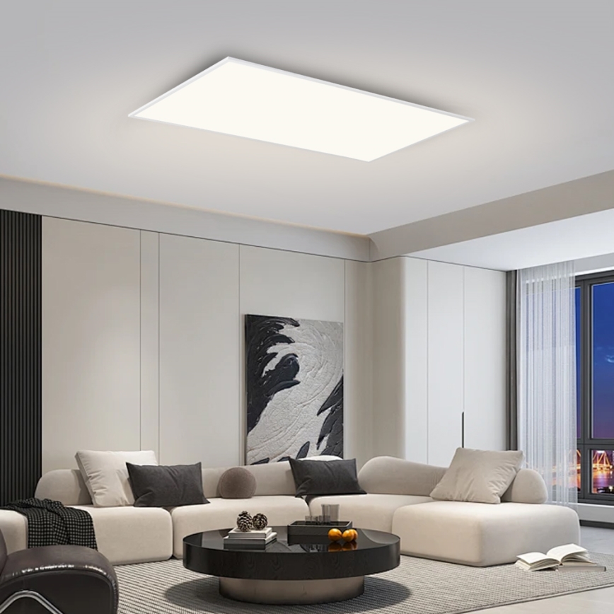 Brilagi - Luminaria de techo LED SLIMFRAME LED/80W/230V 120x60 cm 3000/4000/6000K blanca