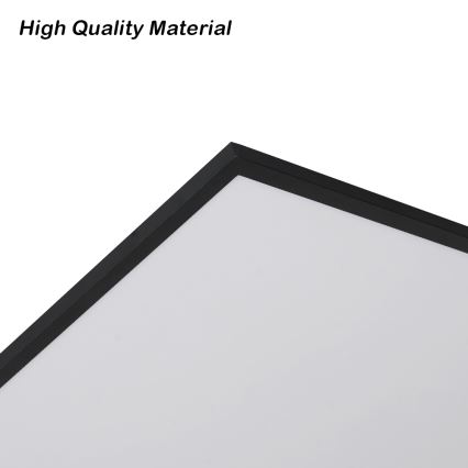 Brilagi - Luminaria de techo LED SLIMFRAME LED/80W/230V 120x60 cm 3000/4000/6000K negra