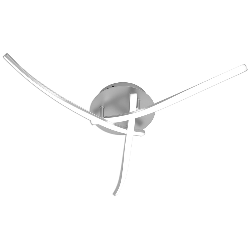 Brilagi - Lámpara de techo LED STRIPES LED/24W/230V Ø 64 cm plateada