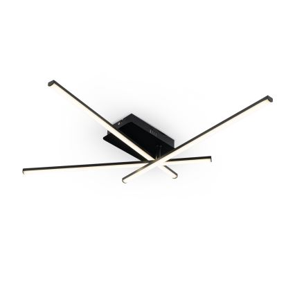 Brilagi - Plafón LED de techo STRIPES LED/30W/230V 51x78 cm negro