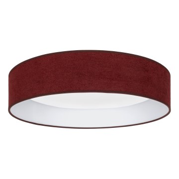 Brilagi - Luminaria de techo LED VELVET SIMPLE LED/24W/230V 4000K diámetro 45 cm color burdeos