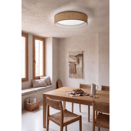 Brilagi - Luminaria de techo LED VELVET SIMPLE LED/24W/230V 4000K Ø 45 cm beige
