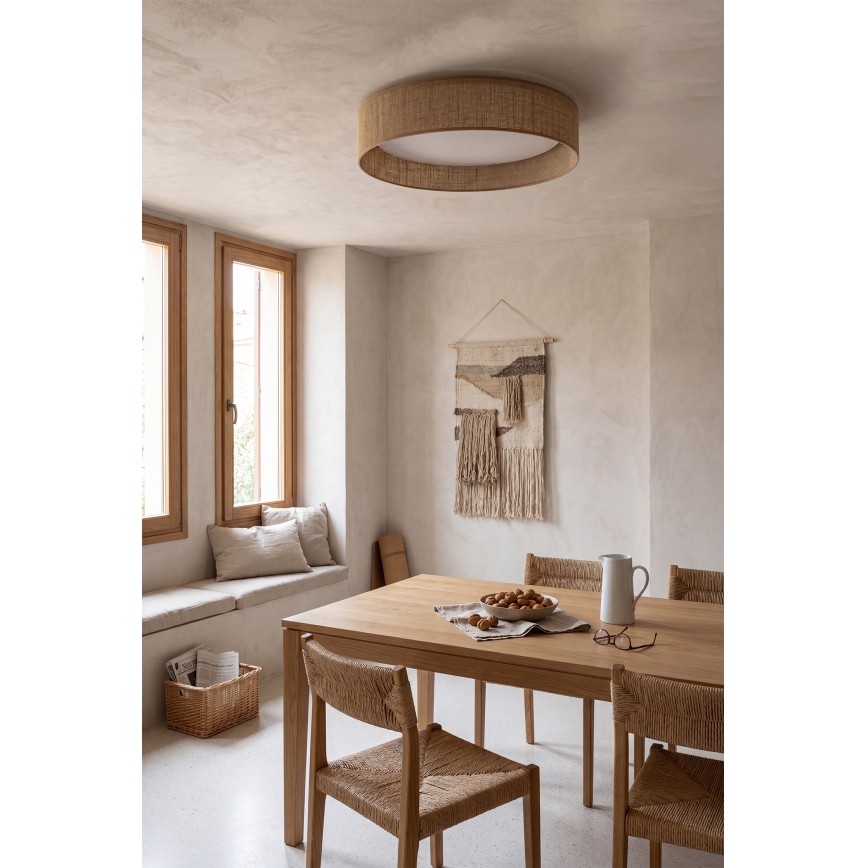 Brilagi - Luminaria de techo LED VELVET SIMPLE LED/24W/230V 4000K Ø 45 cm beige