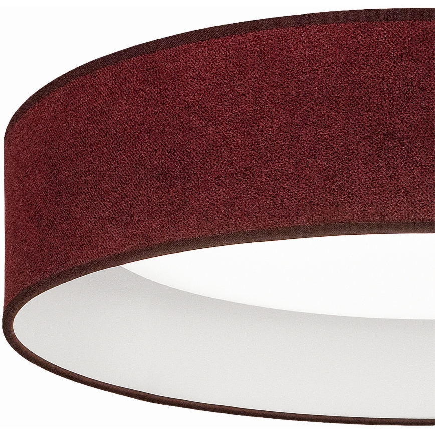Brilagi - Luminaria de techo LED VELVET VARI LED/24W/230V 3000/4000/6500K diámetro 45 cm burdeos