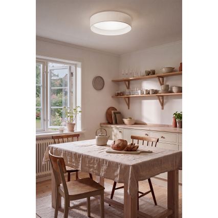 Brilagi - Lámpara de techo LED VELVET VARI LED/24W/230V 3000/4000/6500K Ø 45 cm blanca