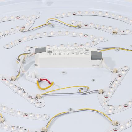 Brilagi - Luminaria de techo LED WOODROUND LED/40W/230V 3000/4000/6000K Ø 60 cm de madera IRC 90