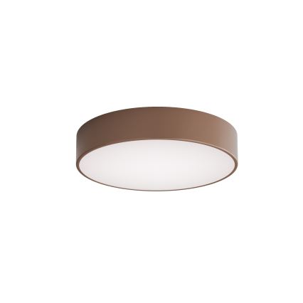 BRILAGI - Lámpara de techo para baño con sensor de movimiento y de crepúsculo CLARE 3xE27/24W/230V Ø 40 cm marrón IP54