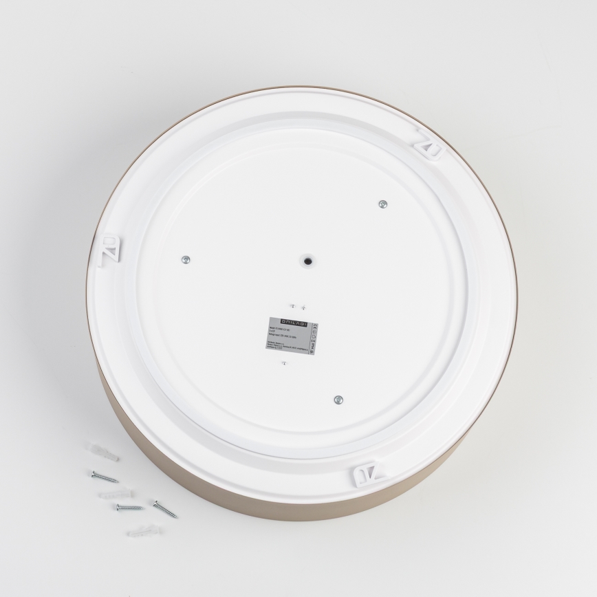 Brilagi - Luminaria de techo para baño POOL 3xE27/15W/230V Ø 40 cm IP54 beige