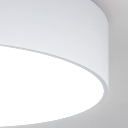Brilagi - Luminaria de techo para baño POOL 4xE27/15W/230V, diámetro 50 cm, IP54, blanca