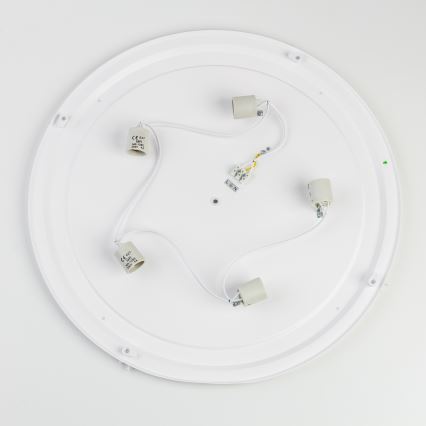 Brilagi - Luminaria de techo para baño POOL 5xE27/15W/230V Ø 60 cm IP54 blanca