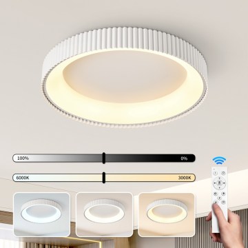 BRILAGI - Luminaria de techo regulable FALCON MODERN LED/54W/230V 3000-6000K Ø 60 cm blanco + control remoto