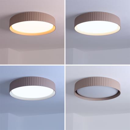 Brilagi - Luminaria de techo LED regulable LUCIA LED/48W/230V 3000-6500K Ø 41 cm taupe + mando a distancia