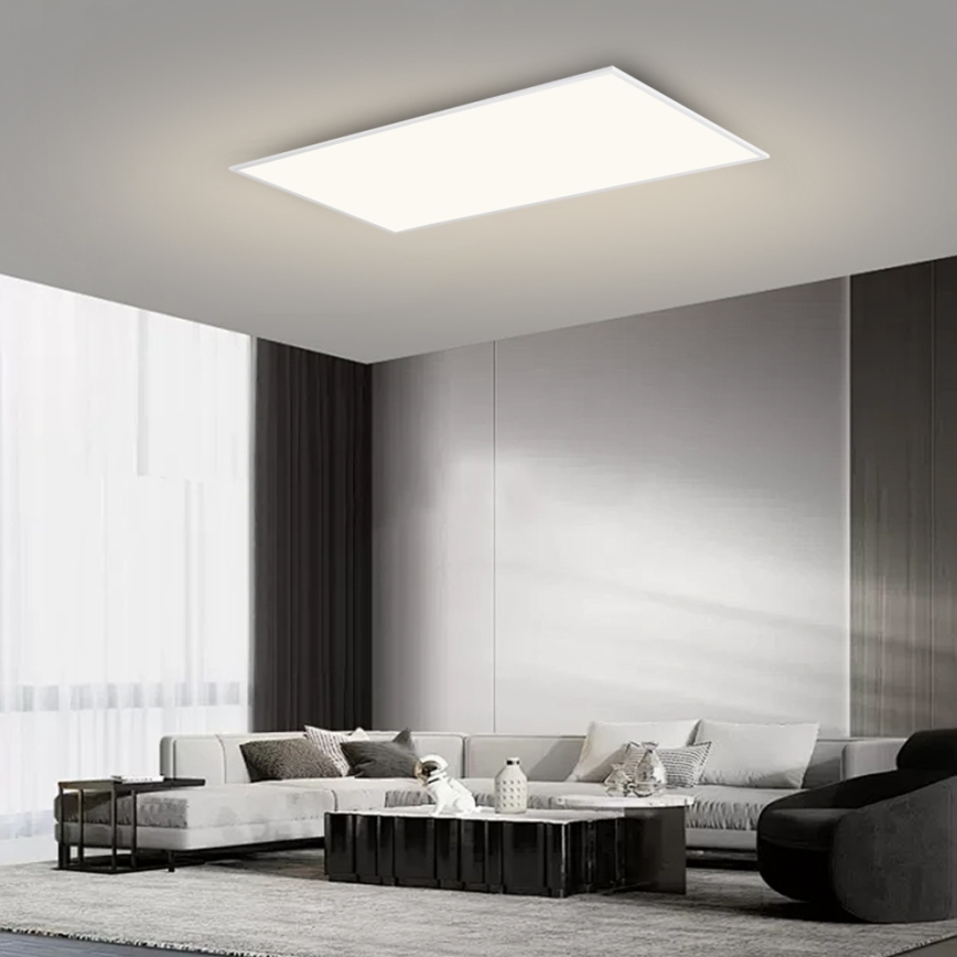 Brilagi - Plafón LED regulable SLIMFRAME LED/80W/230V 120x60 cm 3000-6000K blanco + mando a distancia