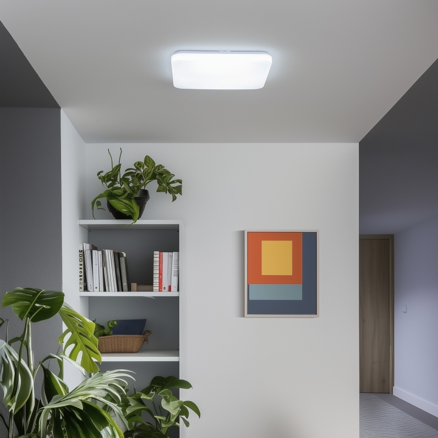 Brilagi - Plafón LED regulable SMART LED/24W/230V 43x43 cm 3000-6000K Wi-Fi Tuya Beacon + mando a distancia
