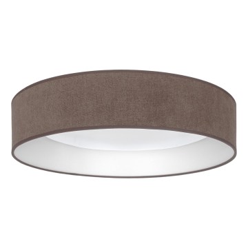 Brilagi - Luminaria de techo regulable VELVET SMART VARI LED/36W/230V 3000-6500K diámetro 55 cm marrón + mando a distancia