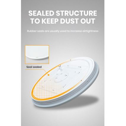 Brilagi - Lámpara de techo LED regulable SMART LED/36W/230V Ø 48 cm 2700-6500K Wi-Fi Tuya + mando a distancia
