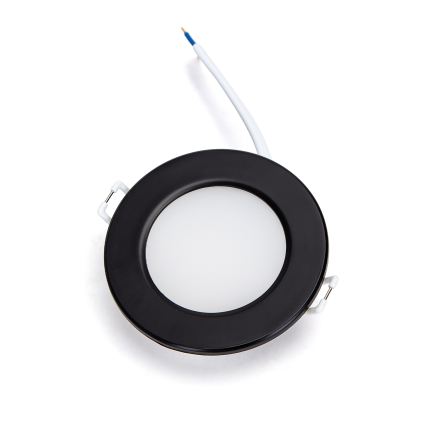 BRILAGI - Luminaria empotrable de techo para baño LED/24W/230V 3000K negro IP65