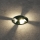 Brilagi - Luminaria empotrable exterior LED para tránsito vehicular GROUNDRAY LED/1W/230V negra IP67